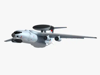 KJ 2000 AWACS 3D model