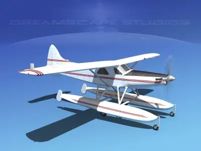 DeHavilland DHC-2 Turbo Beaver V03 3D model
