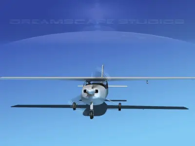 Cessna C-177RG Cardinal Bare Metal 3D model