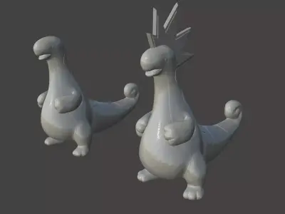 PALWORLD RELAXAURUS 2 PACK- ULTRA HIGH DETAILED STL FOR 3D PRINT 3D print model