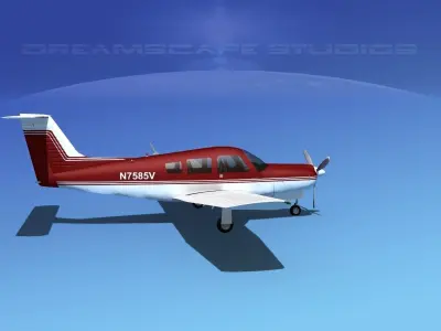 Piper PA-28R-201 Arrow III V08 3D model
