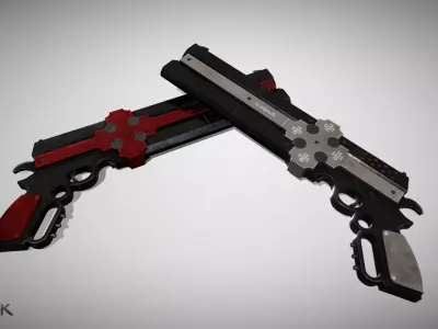 GunGrave Cerberus Low-poly 3D model