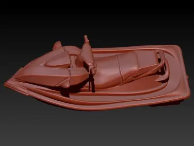 Jetski Pendant 3D print model