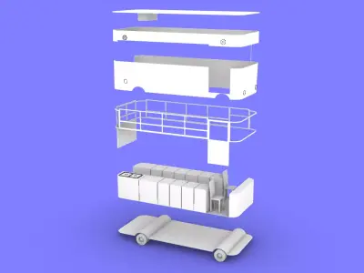Electric Food Truck Free 3D print model