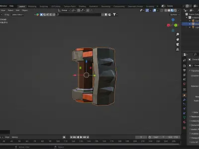 Toon knuckle Free 3D model