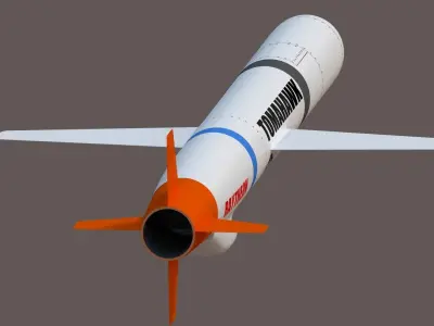 BGM 109 Tomahawk Low-poly 3D model