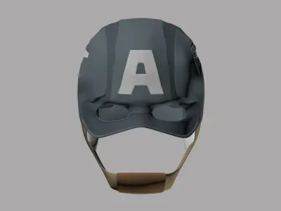 Captain America Helmet from Avengers Age of Ultron Free 3D model