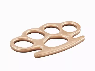 Knuckles 02 Low-poly 3D model