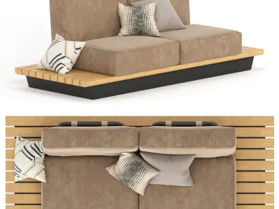 Sofa TATAMI 3D model