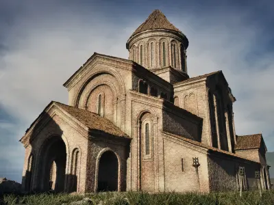 Modular Fortress and Church Kit - Unreal Engine Low-poly 3D model