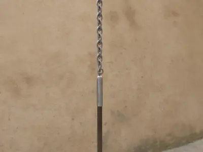 Realistic Medieval Flails Low-poly 3D model