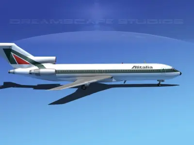 Boeing 727-200 Alitalia 3D model