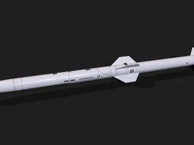 pl15 air to air missile Low-poly 3D model