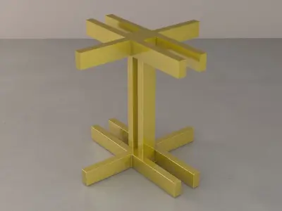 SUMER ROUND TABLE BASE - BALASAGUN METAL TABLE LEGS Free 3D model