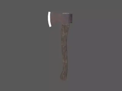 old axe Free low-poly 3D model