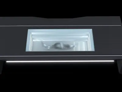 Scifi table Low-poly 3D model