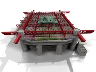 San Siro Stadium 3D model