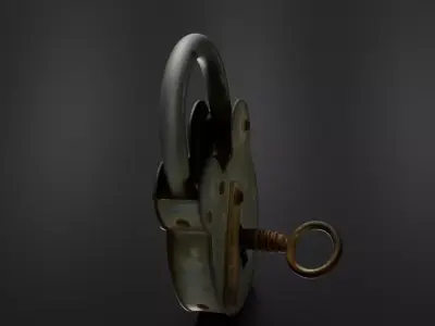 Padlock 1 3D print model