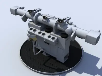 Bismarck Flakleitstand Free 3D model