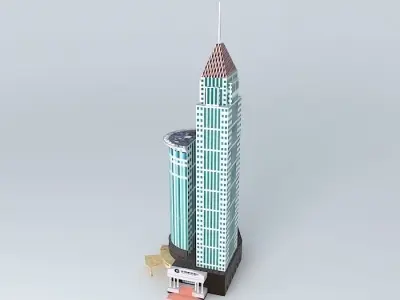 Wuhan Construction Bank Building 3D model