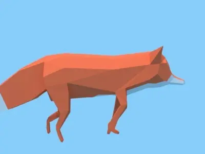 Animated Animal Pack  Low-poly 3D model