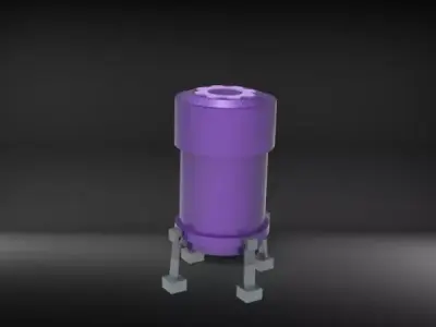 Tank for game scifi 3D print model