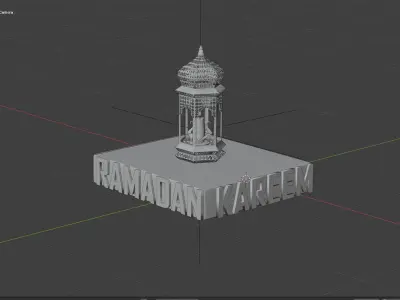 Ramadan Special Lamp 3D Model Free 3D model