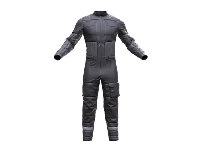 Skydiving Suit 48 - All MH Bodies - UE5 Skeletons - Rigged Low-poly 3D model