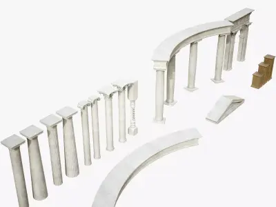 Column Pack 3D model