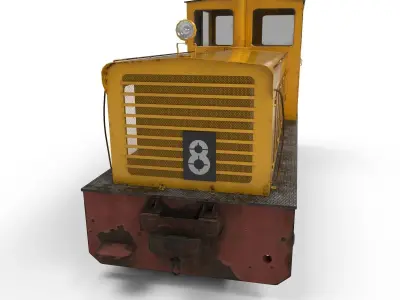 Lori Sugar Mill  Low-poly 3D model