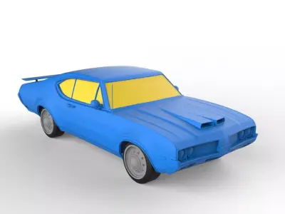 Oldsmobile Hurst 1969 Classic Car 3D print model