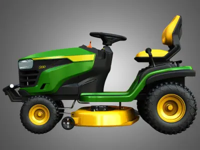 S130 Lawn Tractor 3D model
