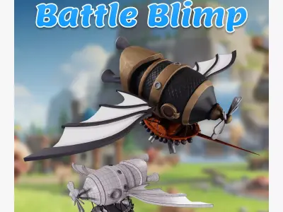 Battle blimp 3D model