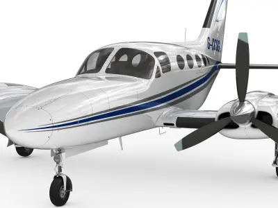 Cessna 421 Golden Eagle 3D model