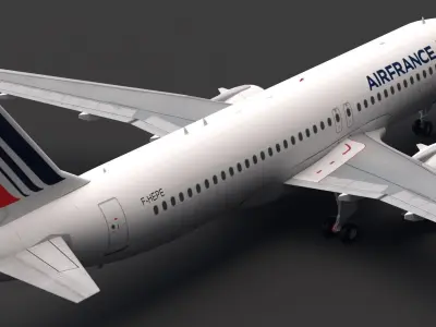Air France A320 3D model