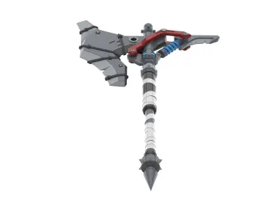 Junker Queen Axe - Overwatch - STL and CAD bundle - Commercial 3D print model