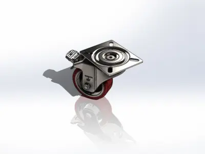 Rodizio Schioppa GL 414 PE G Wheel 3D model