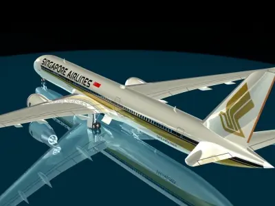 Singapore Airlines 787-10X 3D model