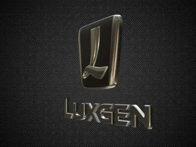 luxgen logo 3D model