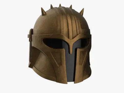 Helmet-- The Armorer from The Mandalorian--star wars 3D model