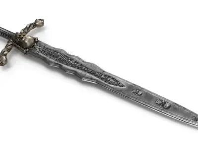 Sword Skull 3D model