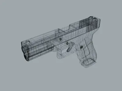 WEAPONS PACK Low-poly 3D model