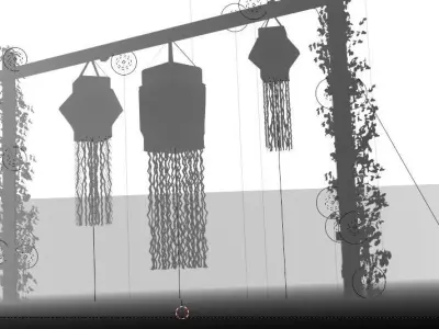 DEWALI LANTERN Free low-poly 3D model