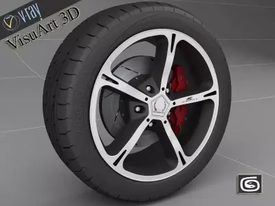 Wheel AC Schnitzer 3D model