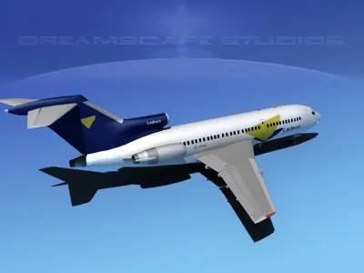 Boeing 727-100 Ladeco 2 3D model
