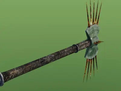 The Spike-Axe axe with spikes 3D model