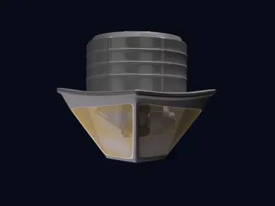 Electro-optical targeting system EOTS 3D model