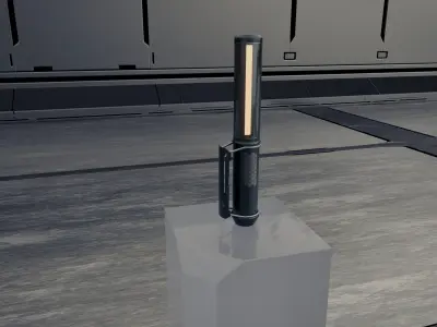  Free Sci Fi Torch - Explorers Lights Sample Free low-poly 3D model