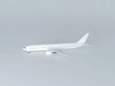 Template Boeing 777 EDITED! Free 3D model