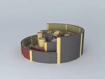 Palace spiral 3D model